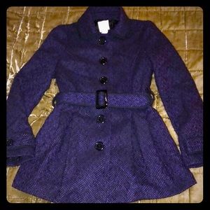 NWOT: Belted Pea Coat - Medium
